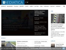 Tablet Screenshot of mediatica.ro